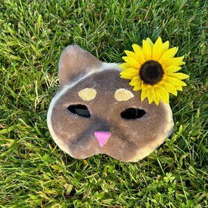 Brown Cat Therian Mask